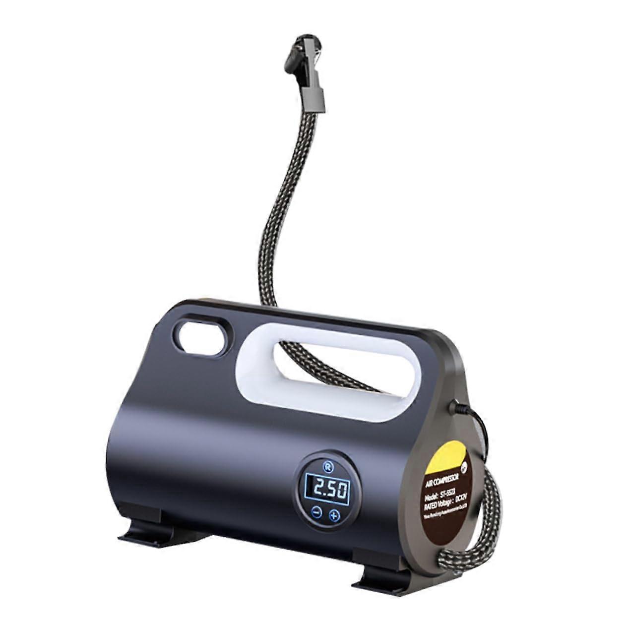 Portable Multifunctional Tire Inflator with Digital Display, Fast Inflation for Cars and Motorcycles, Suitable for Various Vehicles