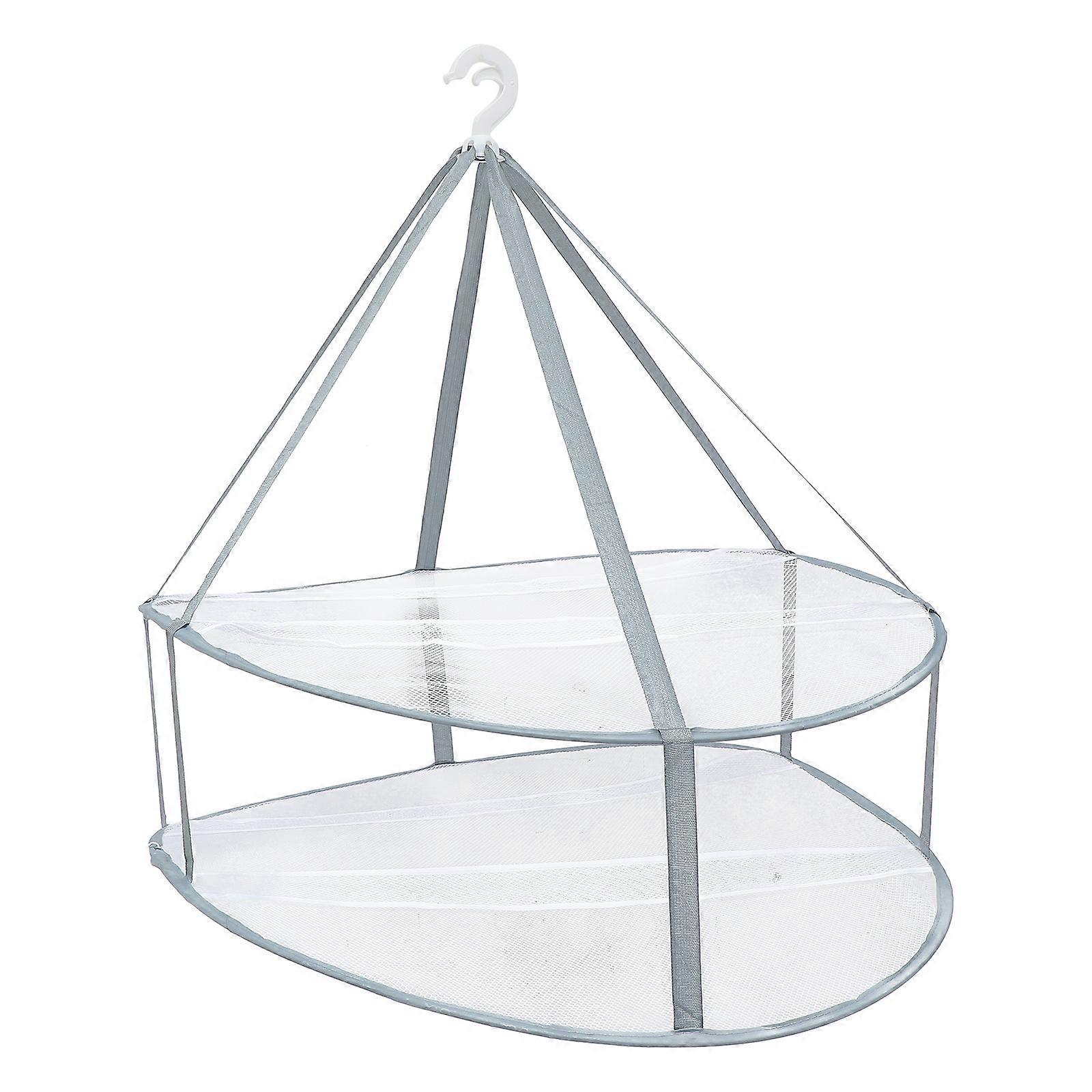 Foldable Multifunctional Clothes Drying Rack for Home Use 1Pcs White