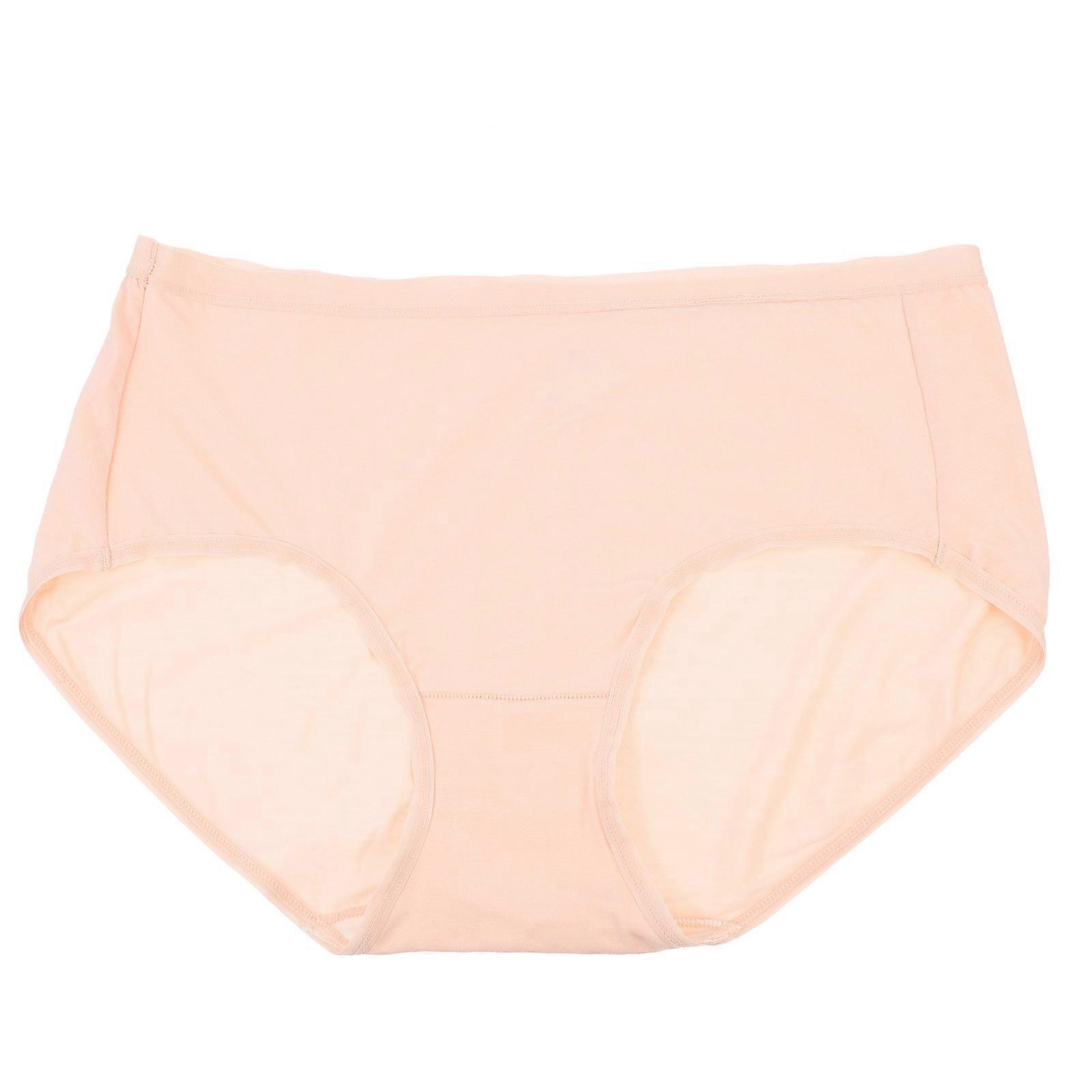 Skin Friendly Underpants Female Supple Briefs Daily Wear L Size Seamless 1Set