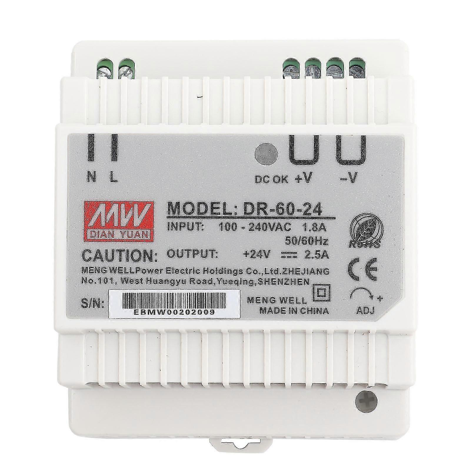 DR-60-24 60W Single Output 24V Din Rail Power Supply AC/DC Switching Power Supply