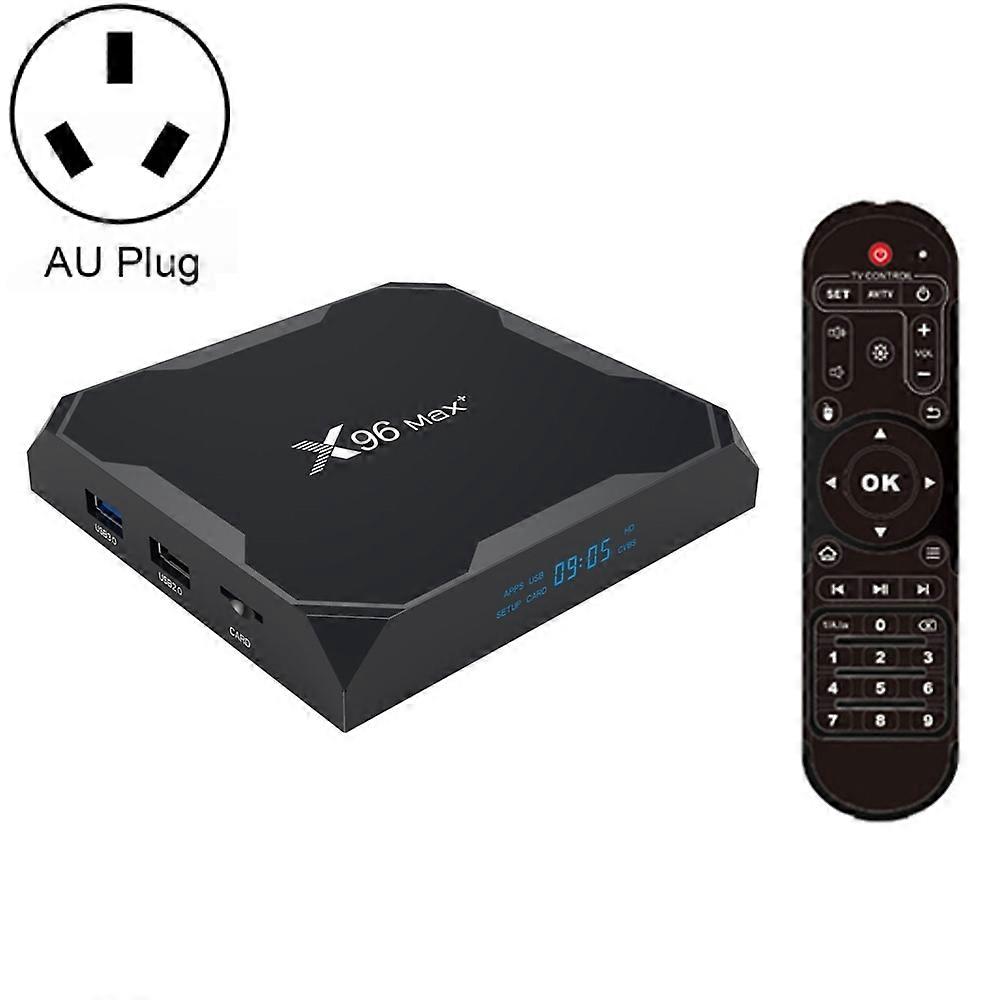 X96 max+ Android 9.0 Smart TV Box,4GB+64GB, AU Plug AU Plug