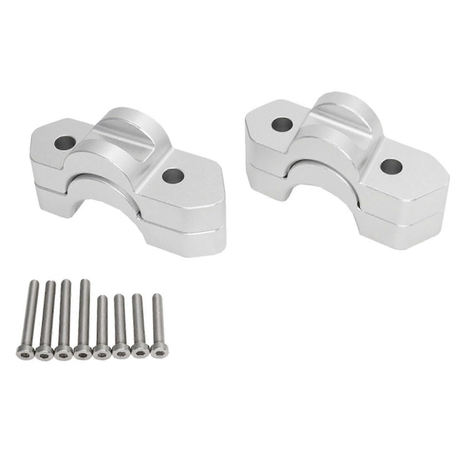 Adjustable Handlebar Mount 15/30mm Height Mount Clamp Handle Bar Risers Mount Clamp for Better Riding Position for R1300 Multicolor