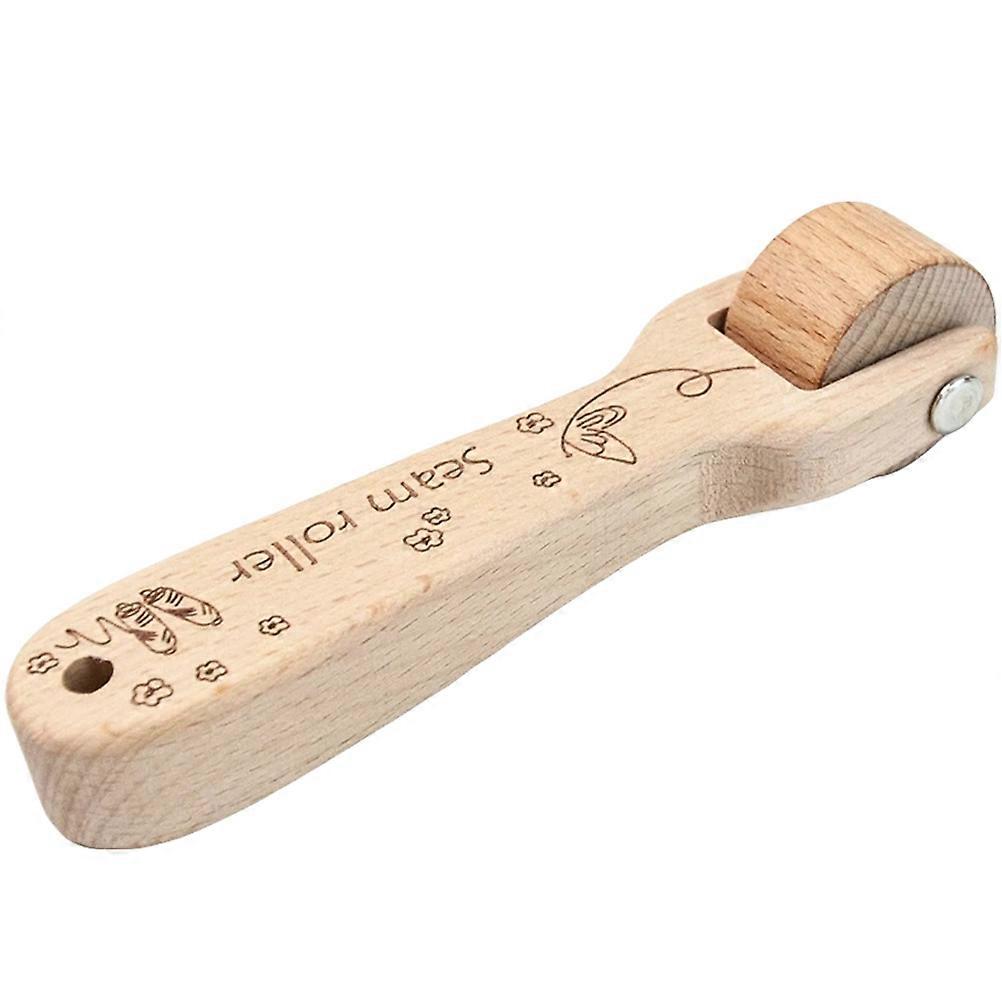Compact Sewing Seam Pressing Tool with Quilting Wheel for Sewing and Wallpaper Projects – Lightweight and Convenient