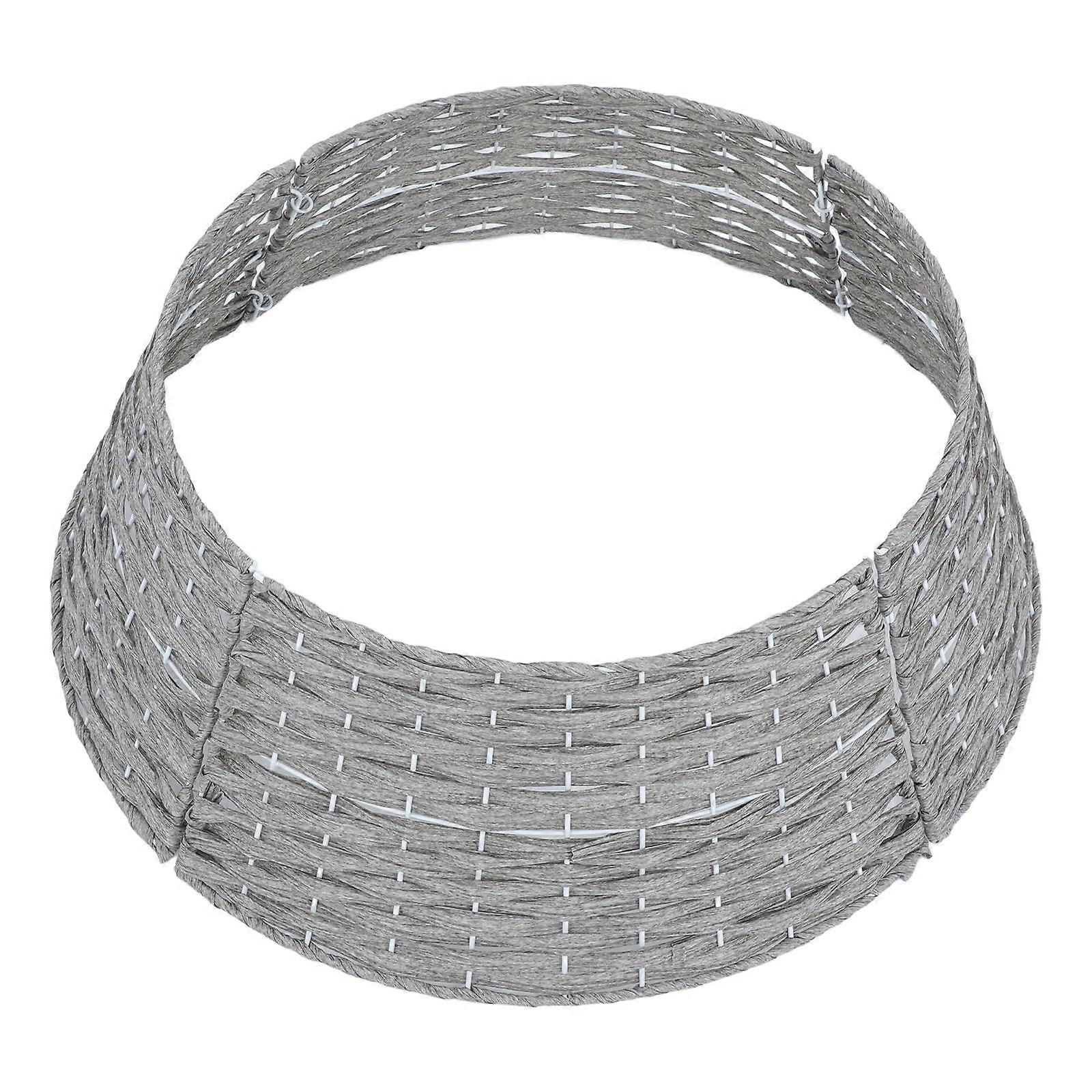 Christmas Tree Collar For Indoor Decoration Round Rustic Style Iron Material Atmosphere Creation 1Pack