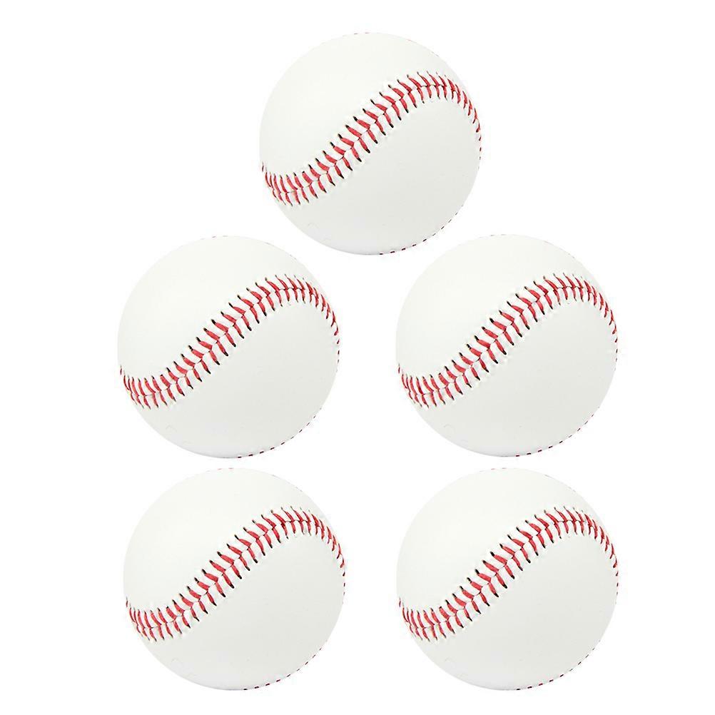 5pcs No Baseball Training Balls for Teenagers, Safe Soft Cushioned Design for Practice and Competition Use