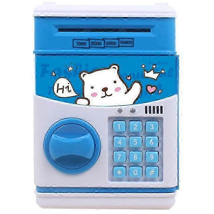 Electronic Password ATM Piggy Bank for Kids and Adults - Secure Money Saving Box for Real Cash with Lock Function