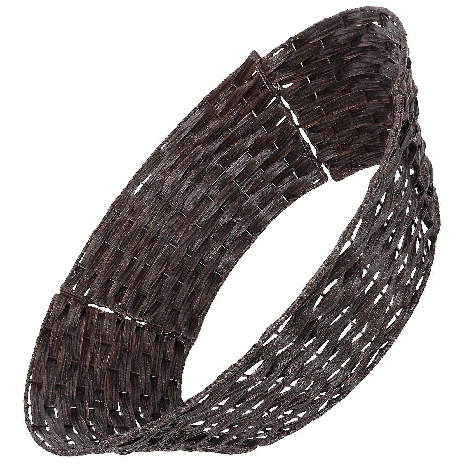 Artificial Rattan: Christmas Tree Collar, Plastic Basket Cover, Rattan Tree Collar, Xmas Tree Collar, Christmas Tree Ring Collar, Xmas Tree Base