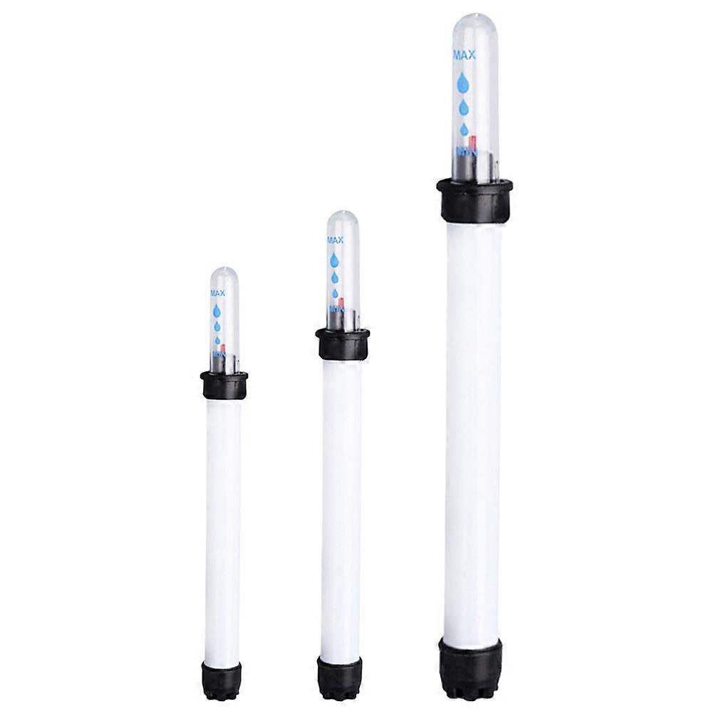 Durable Plastic Water Level Indicator for Garden White Easy to Use with 3pcs Buoy Marks