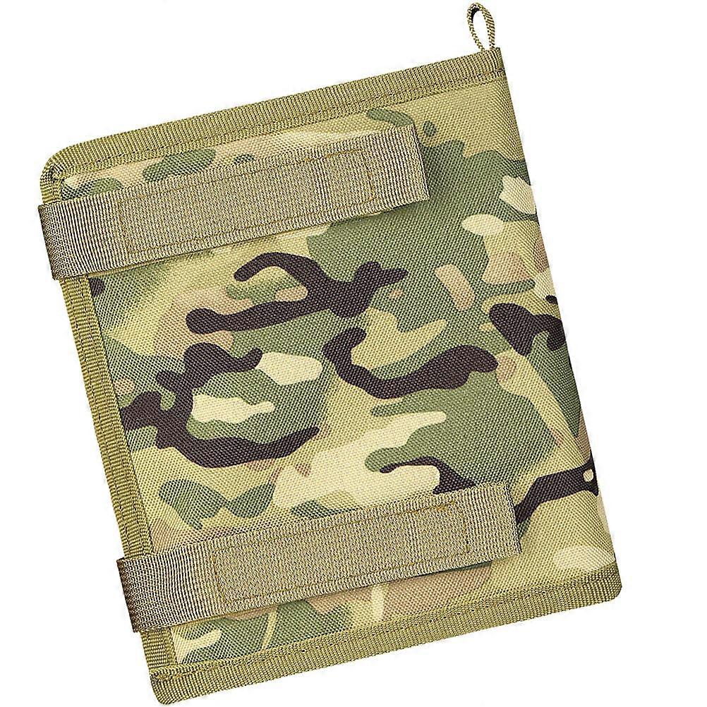 Lightweight Outdoor Camouflage Binder Holder for Maps and Notebooks – Notepad Organizer for Hiking, Travel, and Adventure