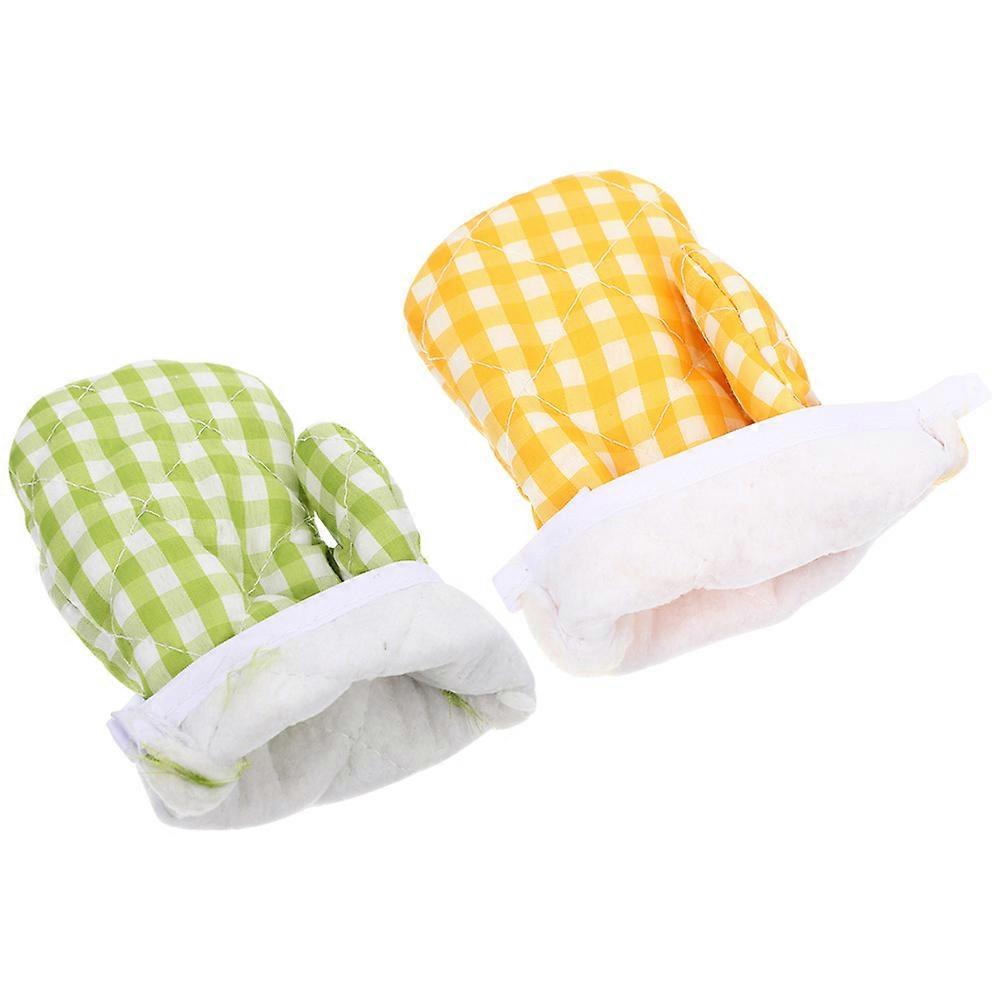 Heat Resistant Oven Mitts 2Pack Ideal For Baking And Cooking In Home Kitchen With Microwave Safe Design And Assorted Color