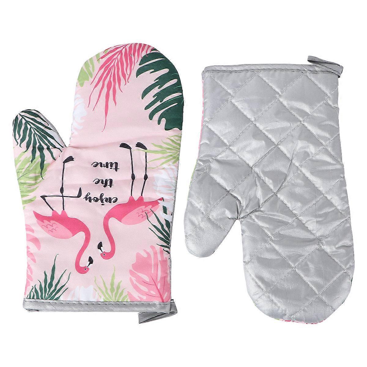 Keittiön suojakäsine- ja mattosarja ruoanlaittoon ja leivontaan 2 kpl lämmönkestävä