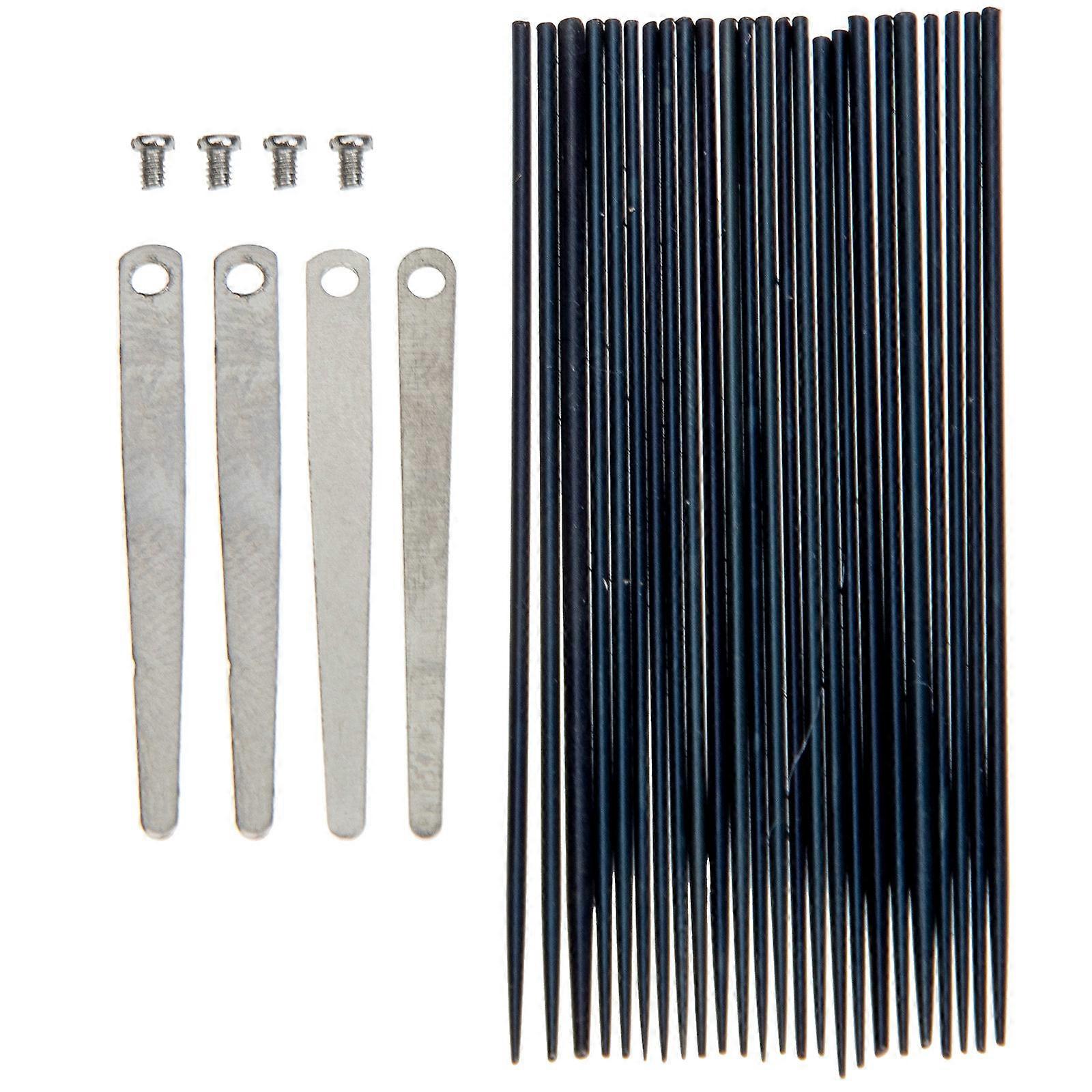 Sax Spring Needles for Drum with Black Steel Clarinet Reeds Set Great for Beginner Musicians 1 Set