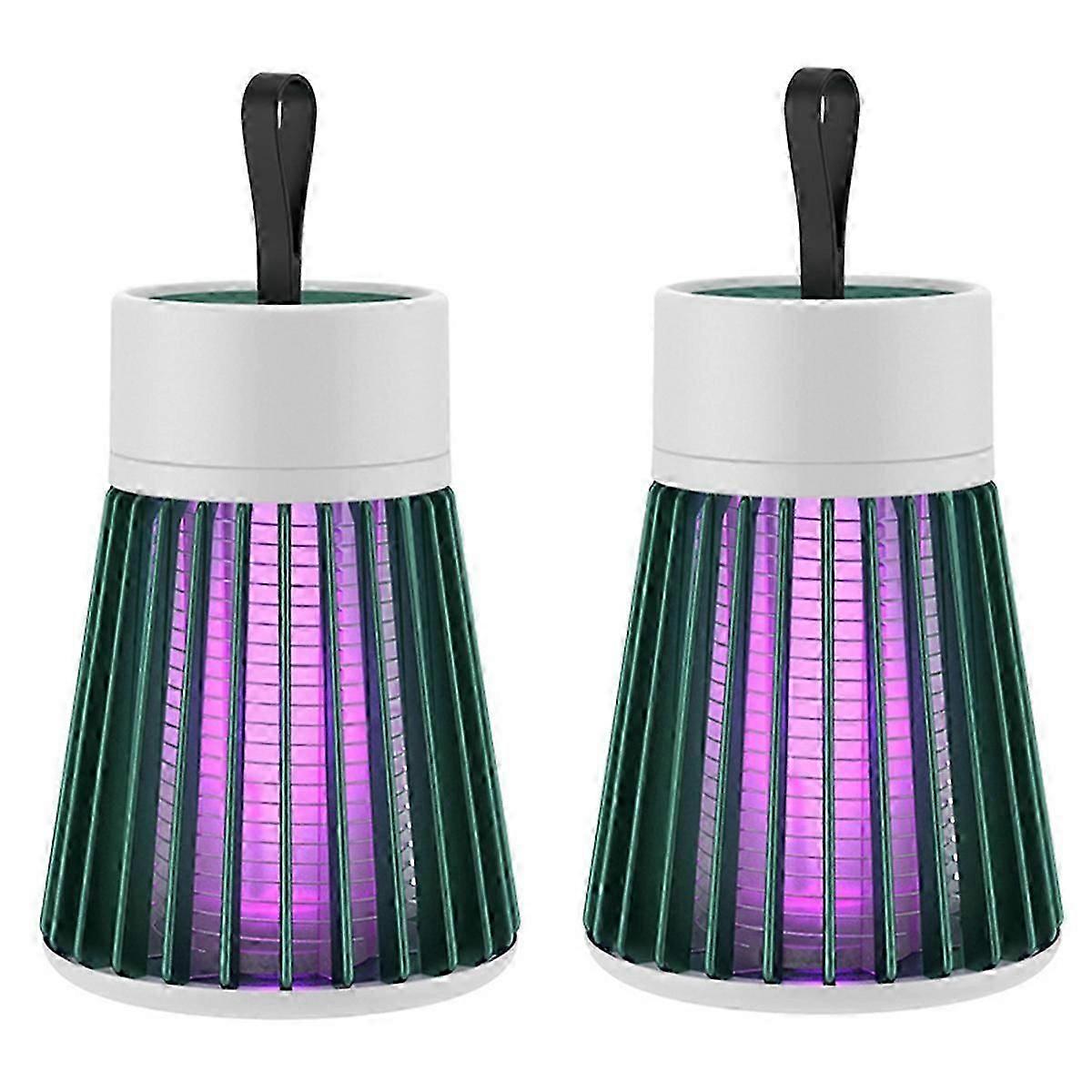 2PCS Mosquito Zapper USB Charing Waterproof Suitable for Home A