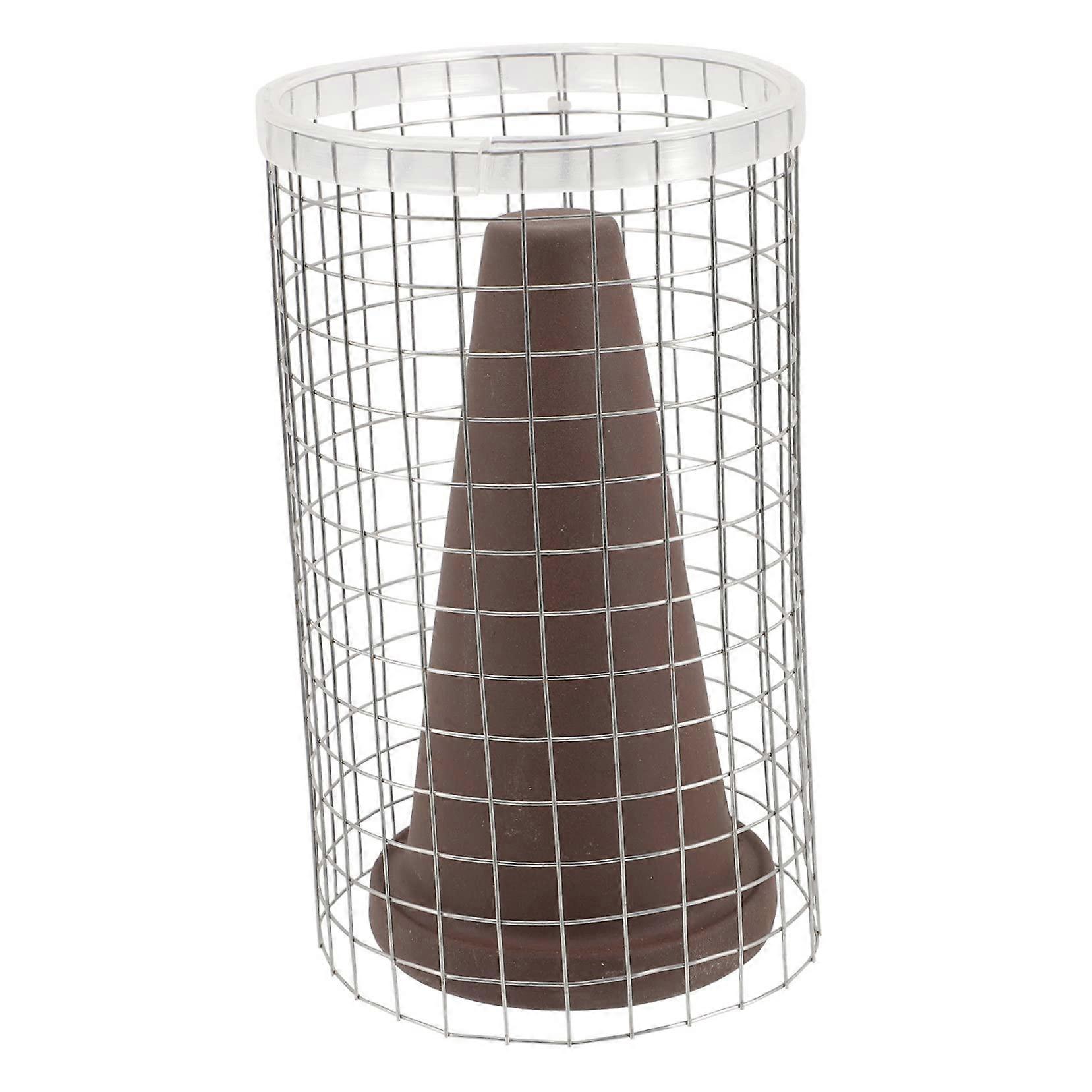 Shrimp breeding cone with mesh net for aquarium angelfish, cichlids