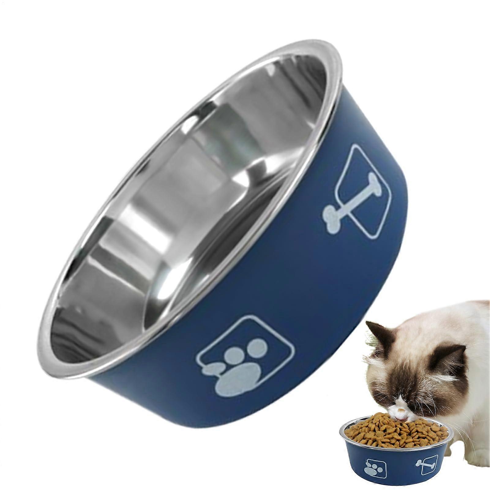 Smart Dog Water Bowl for Outdoor Use, Blue