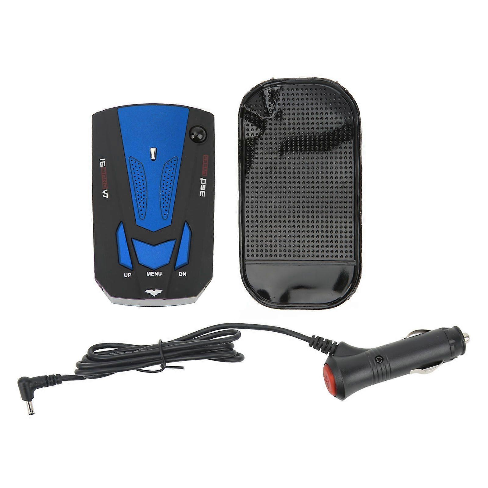 radar detector with 360 degree protection and speed tester