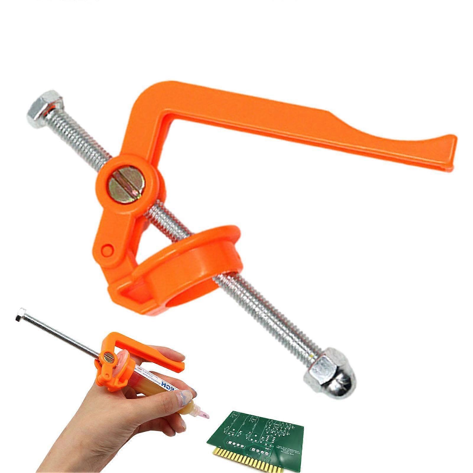 Flux and Paste Dispenser for Orange1, Ergonomic Solder Syringe Extruder, Precision Screw Soldering Accessory, Labor-Saving Tool