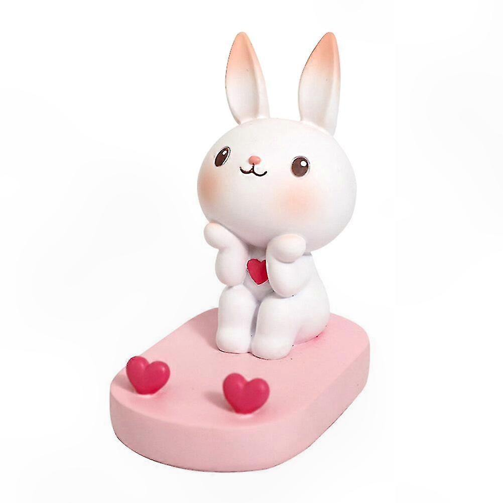 Adorable Bunny Design Cell Phone Stand Holder for Desktop Mobile Devices