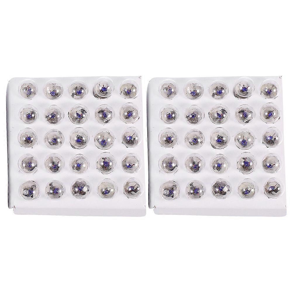 Tiny Light Bulbs 3.8V Multi Colored For Instrument Bulb Applications With 50Pcs Size 2.5X1.5X1.5CM Ideal For Science Education