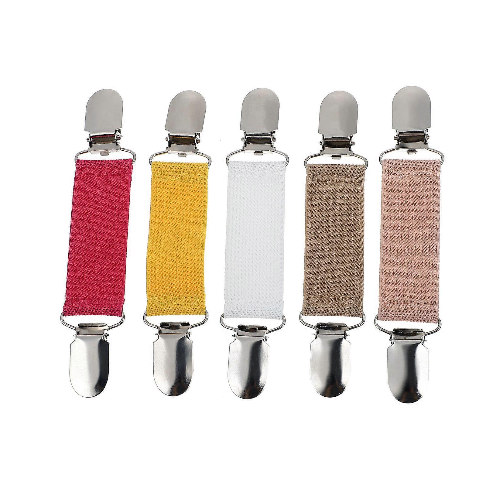 Scarf Buckle Alloy Clips for Decoration 5Pcs with Assorted Color Delicate Style