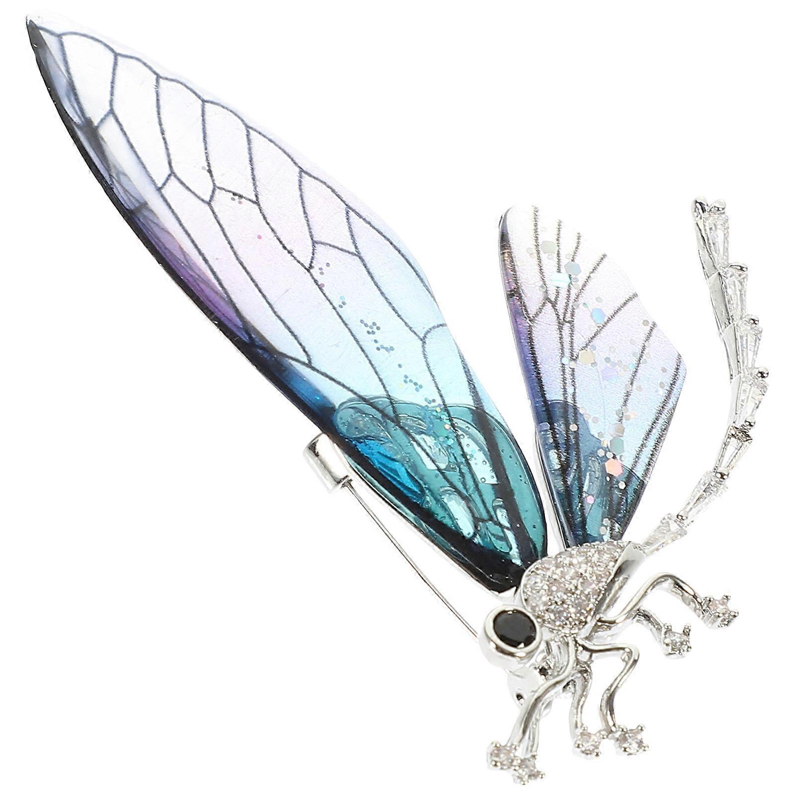 اليعسوب بروش دبوس أزياء التبعي لحقائب الملابس القبعات في الخزامى 1 حزمة