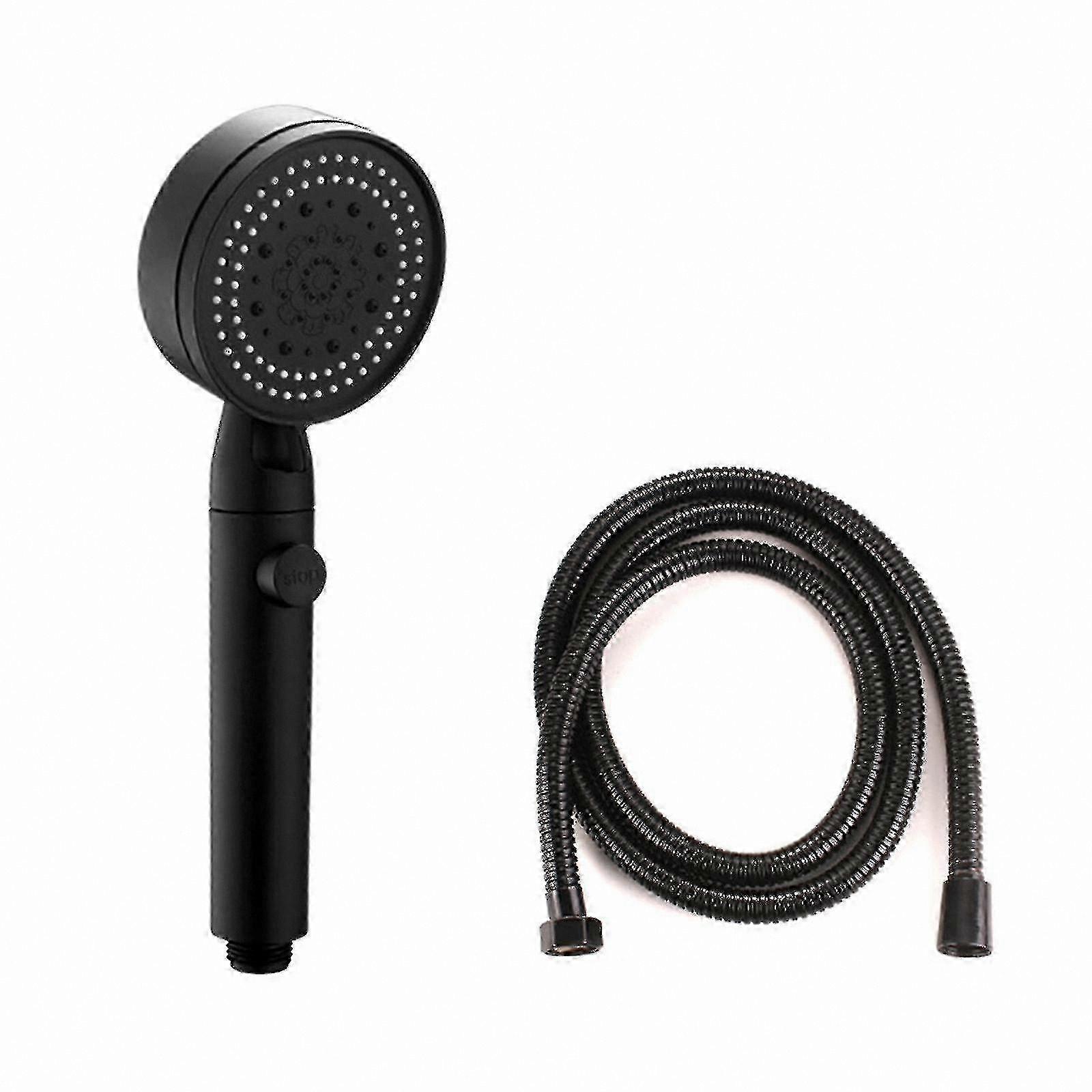 5-Mode High Pressure Handheld Shower Head with On/Off Switch for Bathroom Use