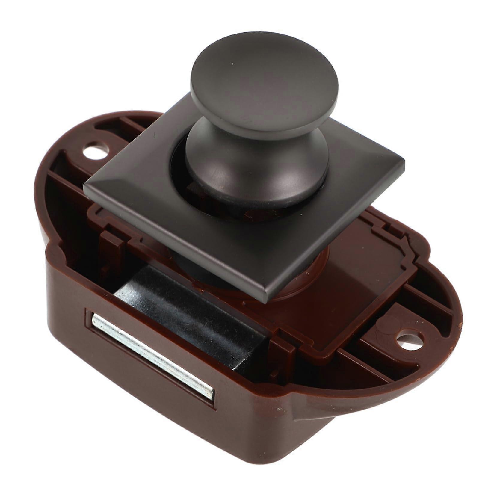Boat Bolt Lock - Zip Drawer Latch Push Button Cabinet Lock for Motorhomes, Boats, Durable Hardware, Easy Installation