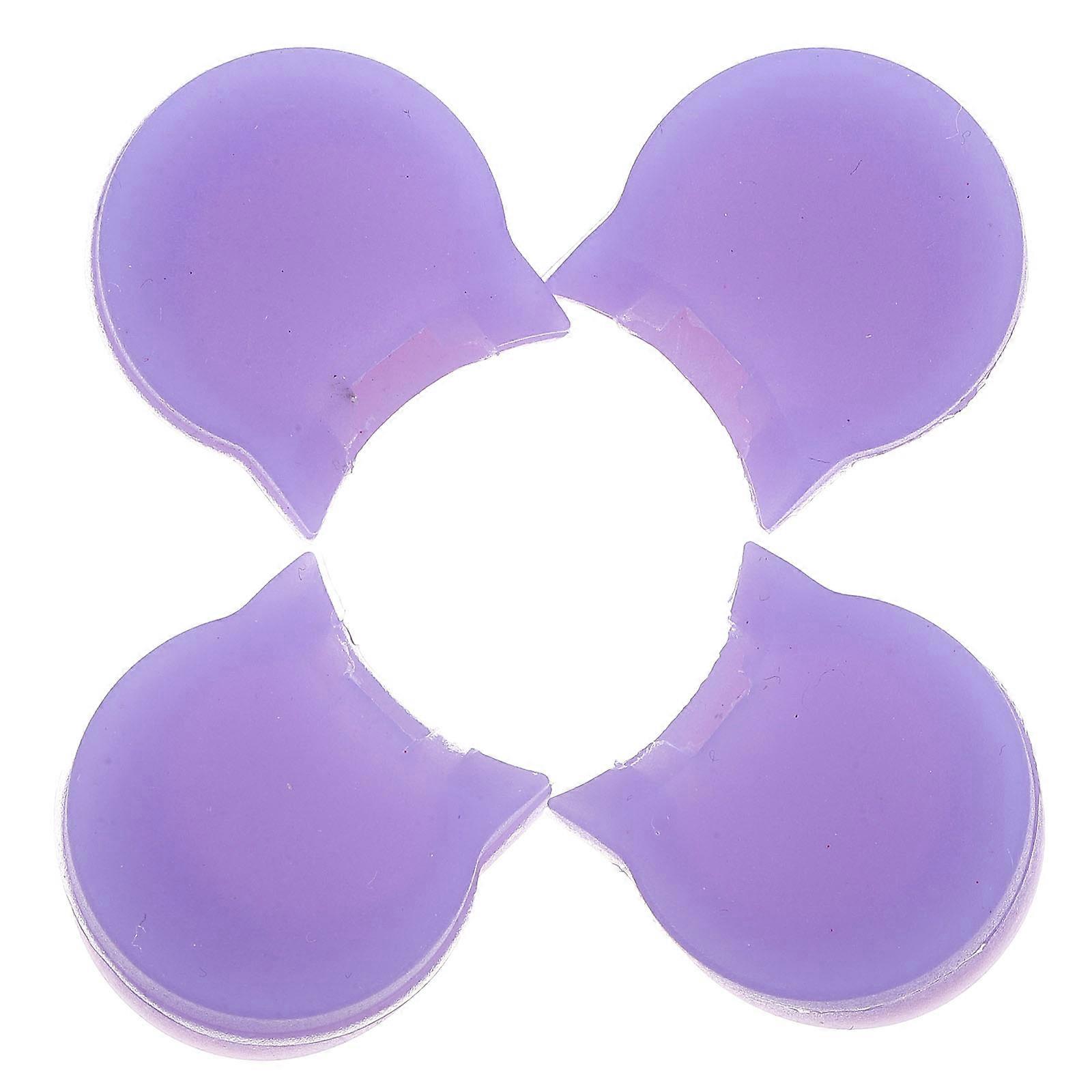 Purple Silicone Clarinet Thumb Rest Cushion for Comfortable Performances Fits Most Clarinets 4pcs