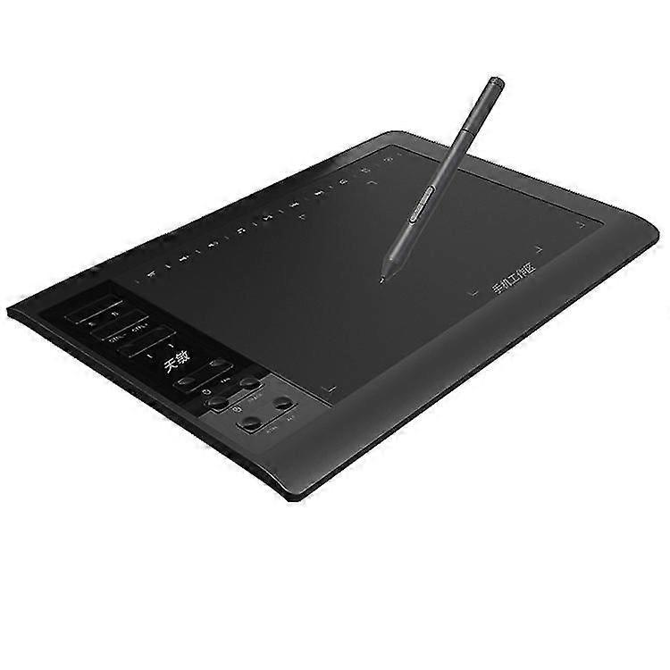 10x6 "Profesjonalny tablet do rysowania graficznego 12 ekspresowych 8192 poziomy Rysik bez baterii / 30 sztuk Obsługa wkładu do długopisu Komputer / laptop