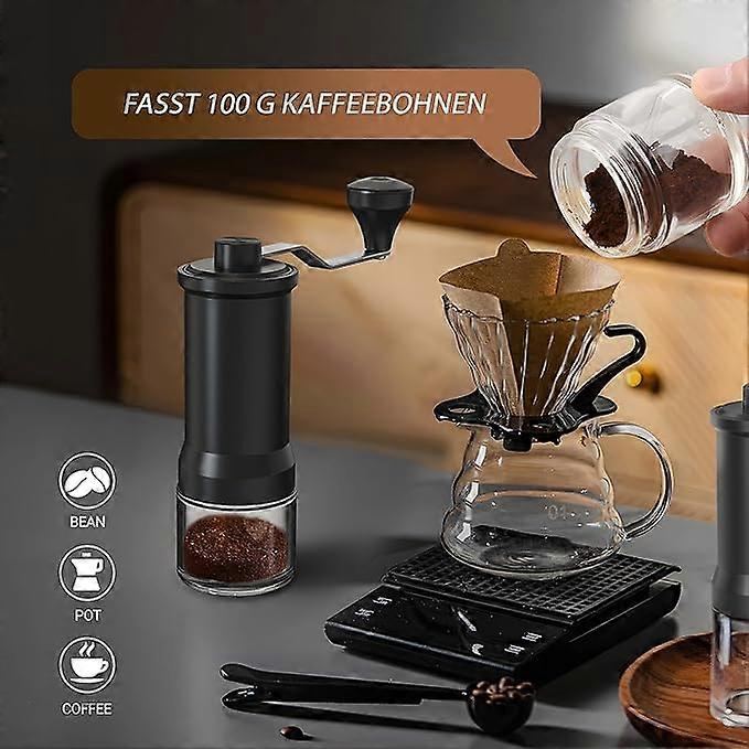 Home portable coffee grinder hand-cranked grinder