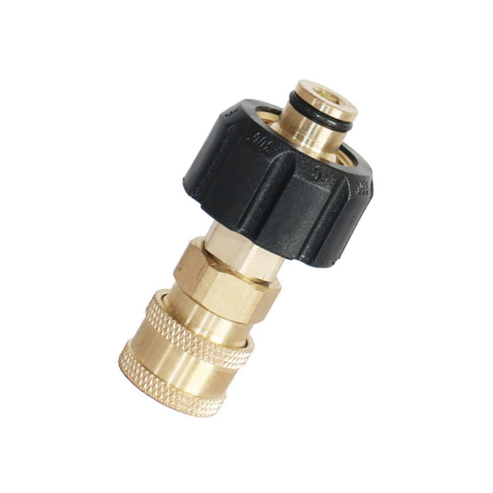 Garden Hose Adapter M22 to 14 mm Internal Thread, 1/4 Inch High Pressure Connection for Water Hose and Cleaner