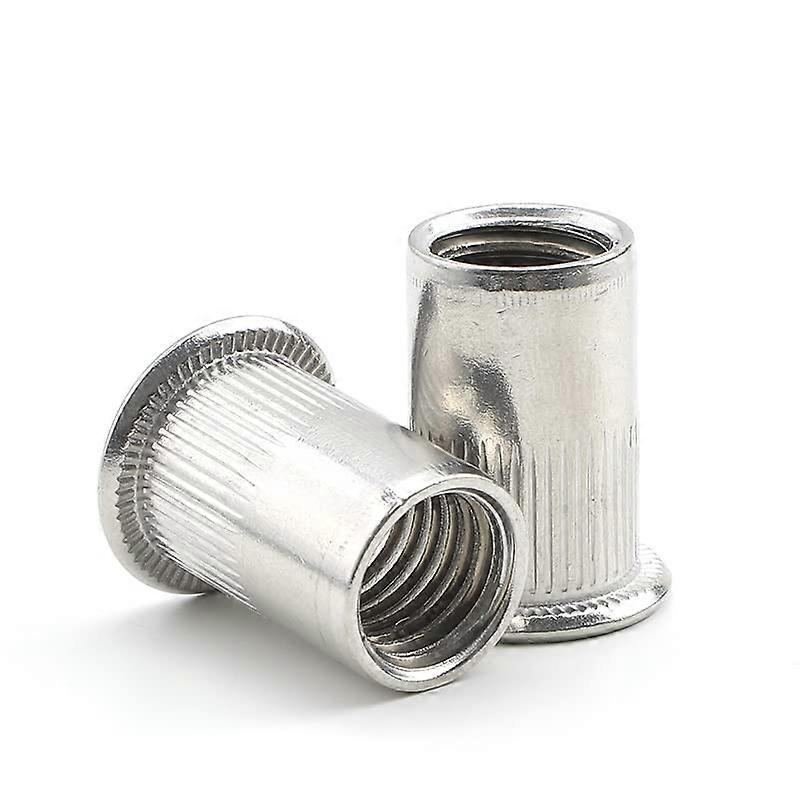 Rivet Nuts Stainless Steel M3 M4 M5 M6 M8 M10 M12 Galvanized Thread Inserts 10pcs for Housing Plates