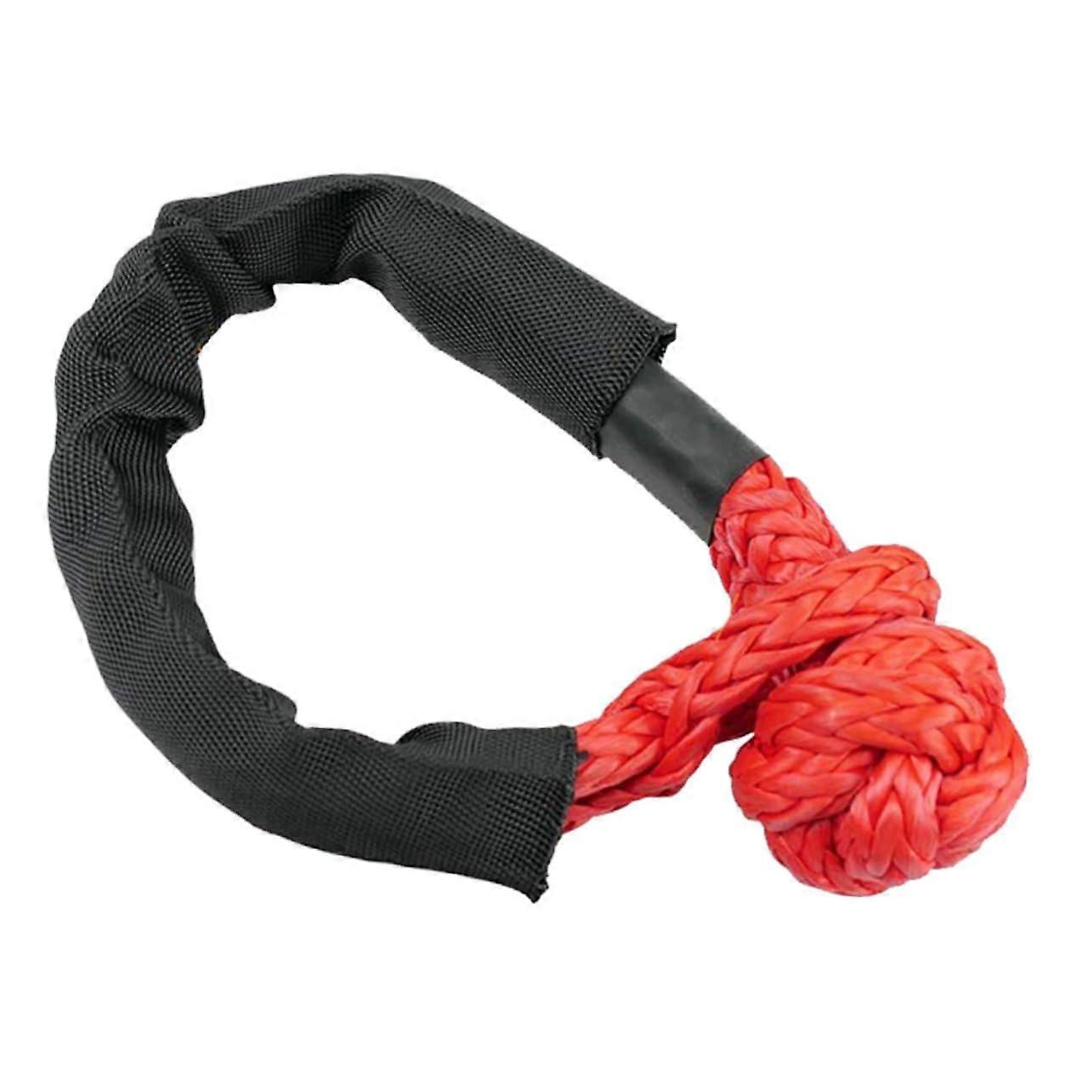 Soft Shackle Tow Rope with Off-Road Recovery Hook for 4x4 Jeep ATV Emergency Use