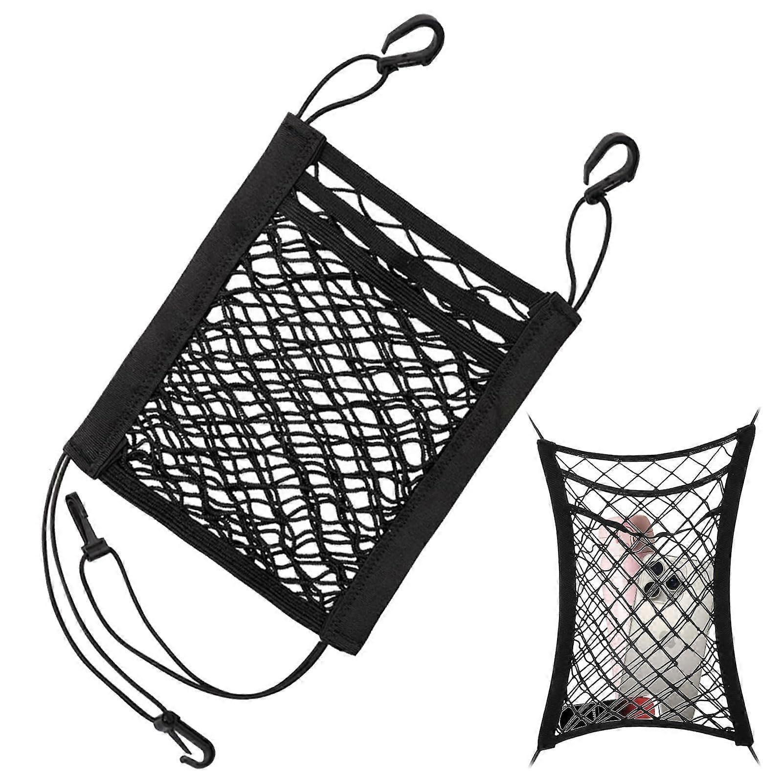 3-Layer Car Net Organiser for Dogs, Mesh Pet Barrier for Car Boot, Universal Fit Car Accessories for Most Vehicles