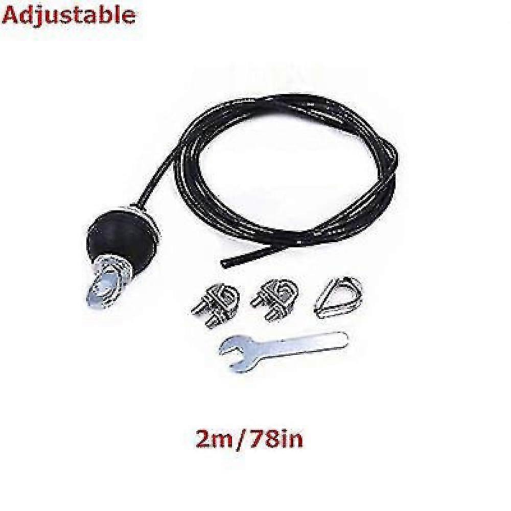 2m-5m Gym Câble Câble Acier Robuste Pièces De Rechange Pour Accessoires De Poulie De Fitness À La Maison Dia 5mm Télégramme D’outre-Mer