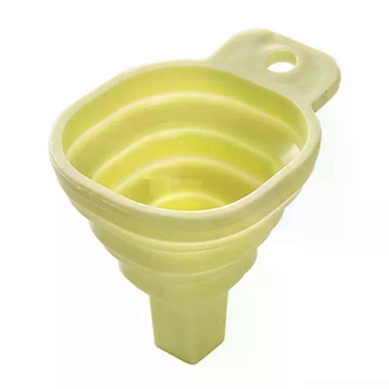 Silicone Folding Funnels Kitchen Tools Kitchen Accessory Foldable Funnel Mini Silicone Collapsible Portable Funnel