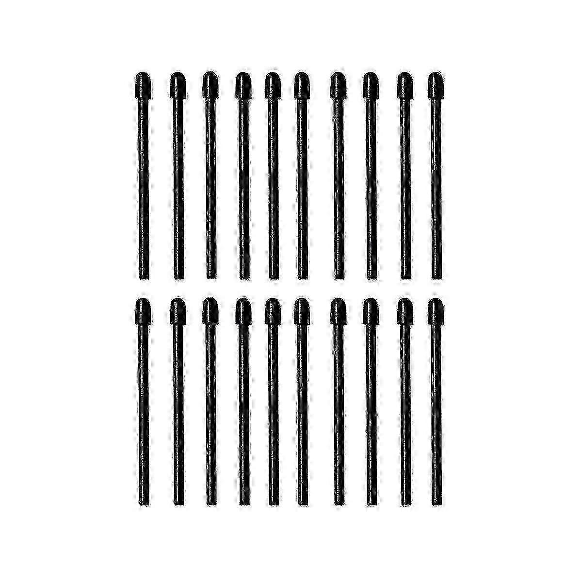 (20 stk.) Udskiftning af bløde nibs til bemærkelsesværdig 2-stylus pen - Black Marker Pen Tips