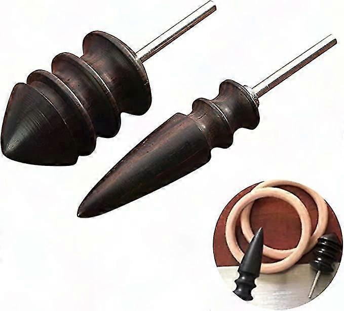 Leather Buffers & Scrapers for Leathercraft DIY, Handmade Leather Burnisher, Carving Tool & Tip Slicker, Polished Drill Tool for Leather