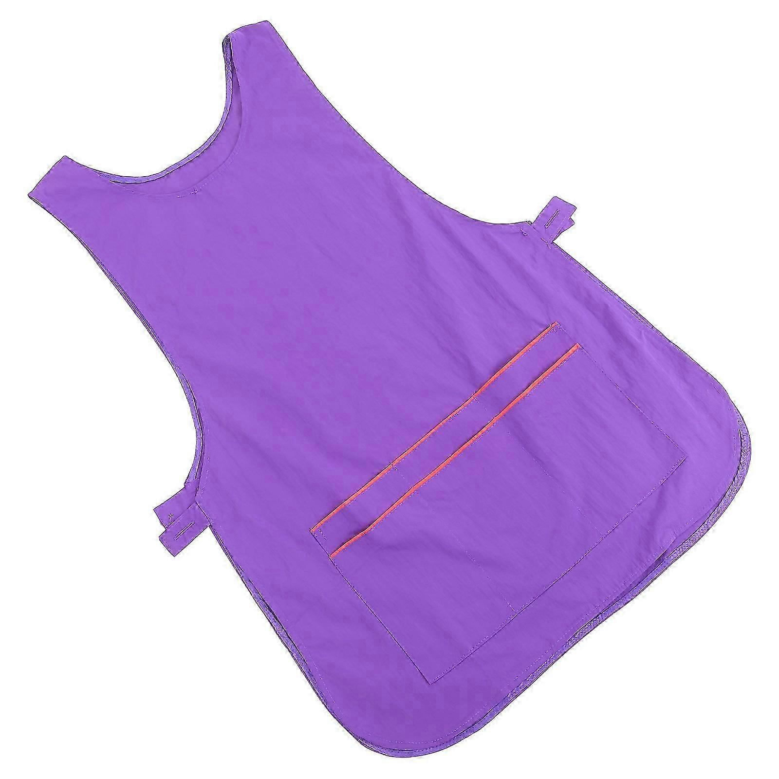 Purple Apron Protective Salon Apron Stylists Fiber Multi-use 76x56cm 1Pack-Good
