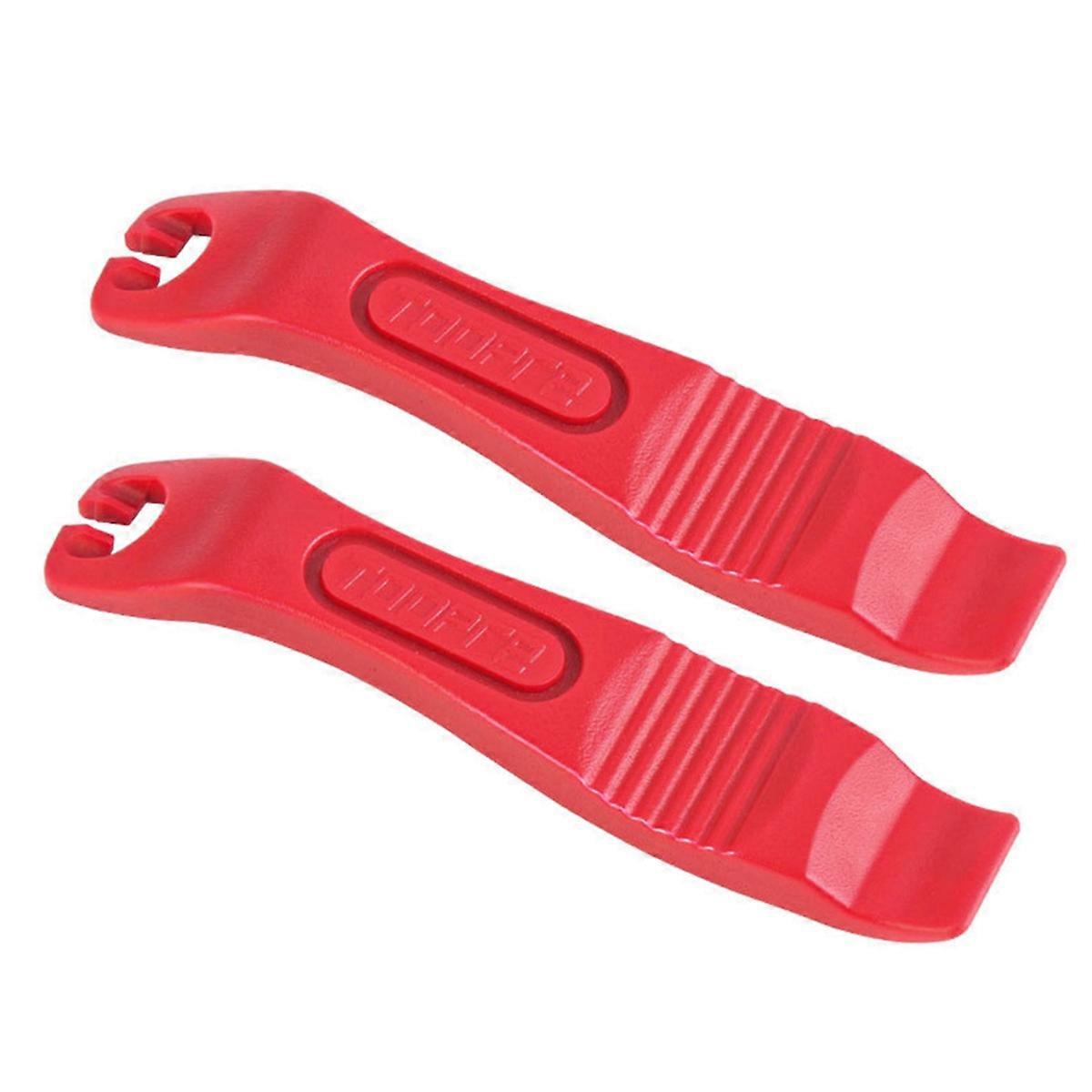 2pcs bike tire levers red