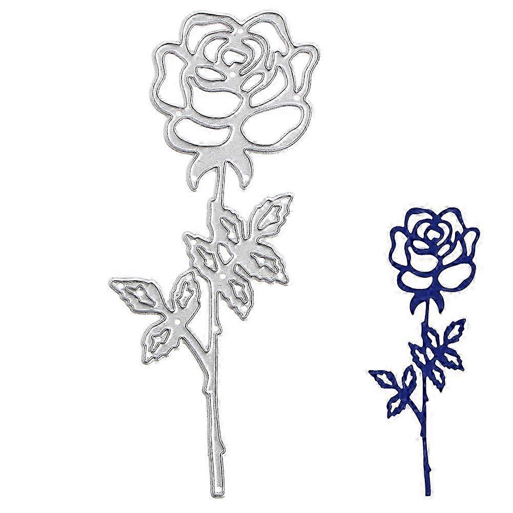 Romantic Rose Cutting Dies Stencils Diy Scrapbook Album Card Embossing Craft