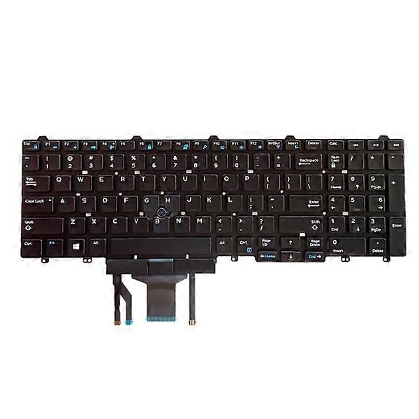Replacement Keyboard for Latitude E5550 E5580 E5590 E5591 Laptop with Pointer and Backlit without Frame