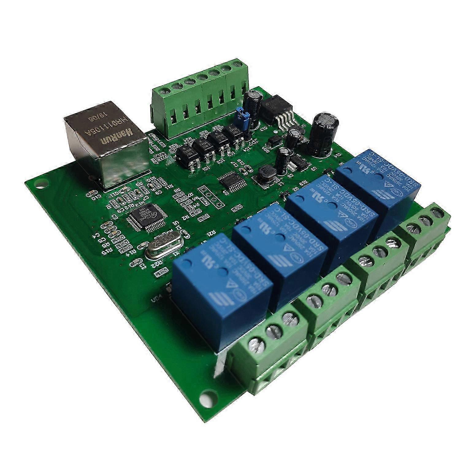 LAN Ethernet with 4 Channels Relay UDP W5500 Networking Controller