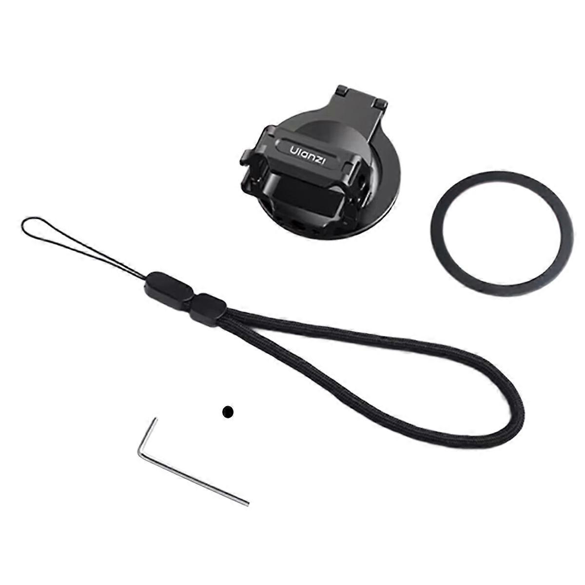 PM01 Pocket 3 Expansion Bracket for Pocket 3 Stand with Magnetic Ring Double Cold Shoe Mount 1/4 H