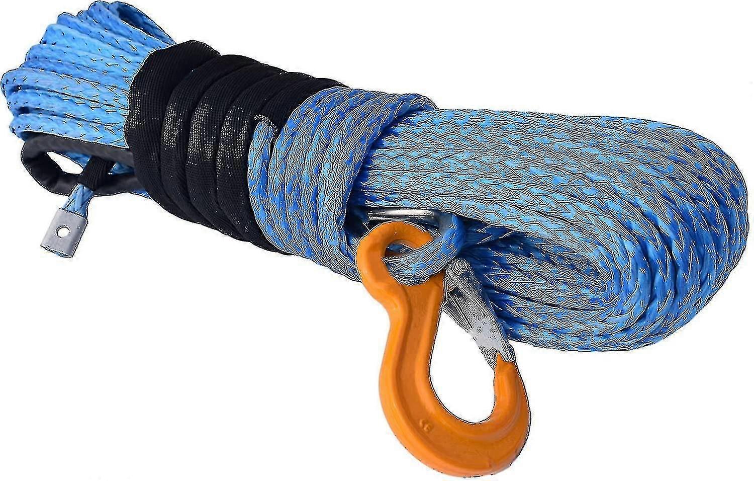 Synthetic Winch Rope for ATV/UTV and Boat Blue Color
