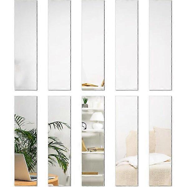 5x20cm acrylic wall mirror, easy to paste and reusable