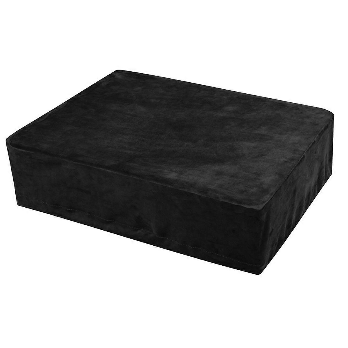 For AT-LP120XUSB Record Player Short Plush Cloth Dust Cover Vinyl Record Player Protective Cover Bla