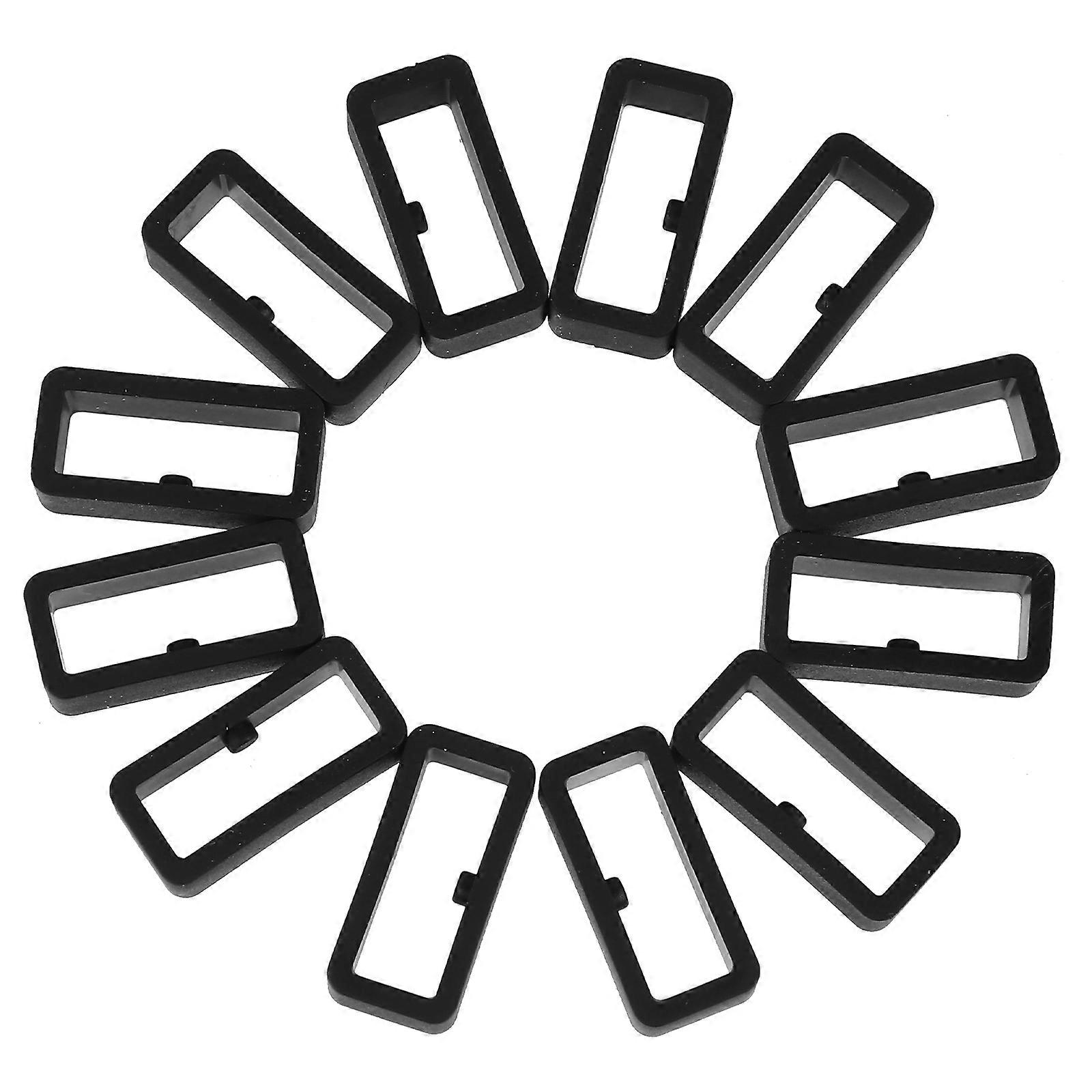 Silicone Watch Strap Keeper Loop Replacement Buckle Component for Comfortable Wearing Experience