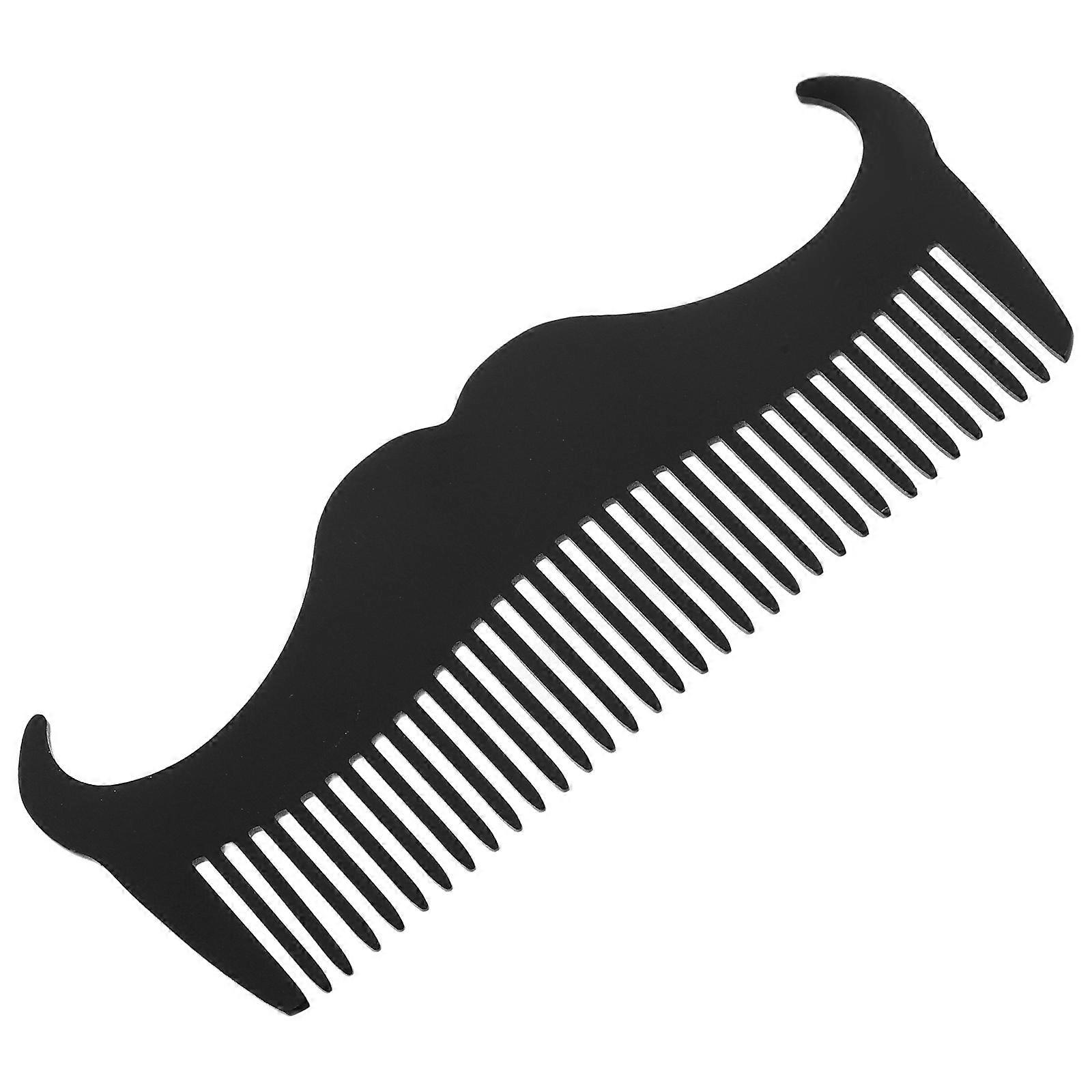 Mustache Comb Beard Shaping Tool Men Daily Use Certified Portable Versatile Styling 1Pcs