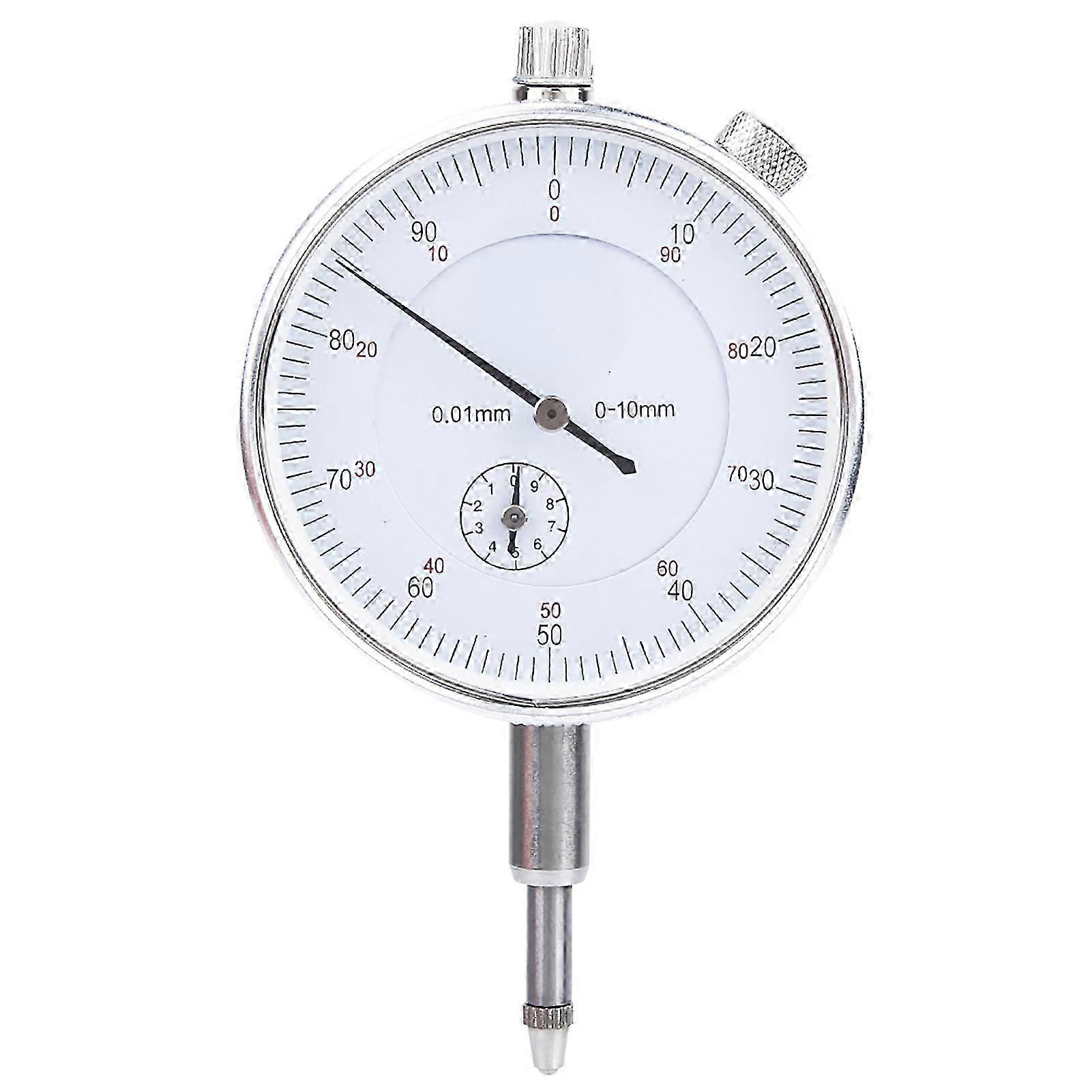 2025 0‑10mm Mechanical Dial Test Indicator 0.01mm Dial Scale Gauge Measure Tool